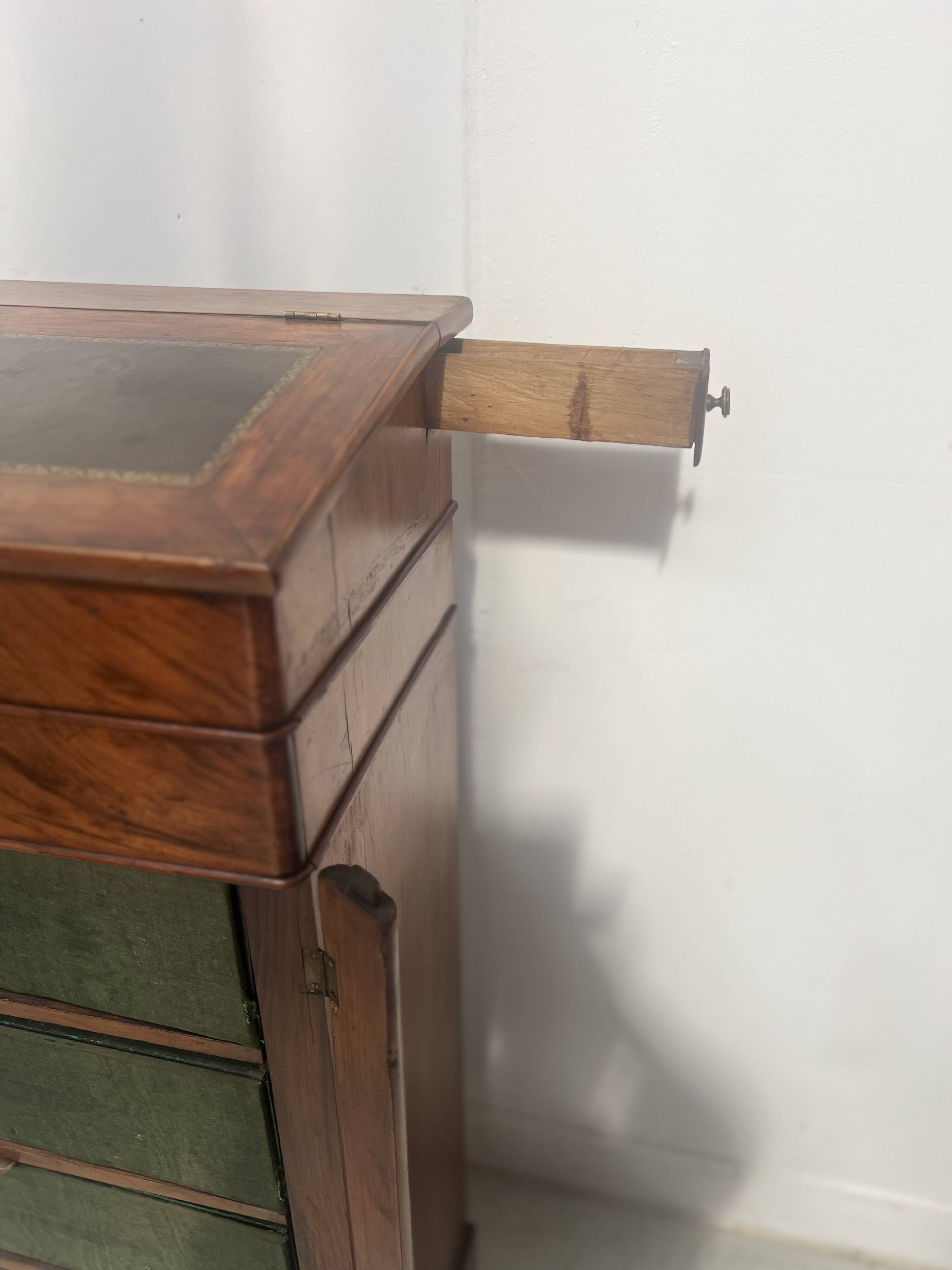 Old 19th century notary's clerk's desk