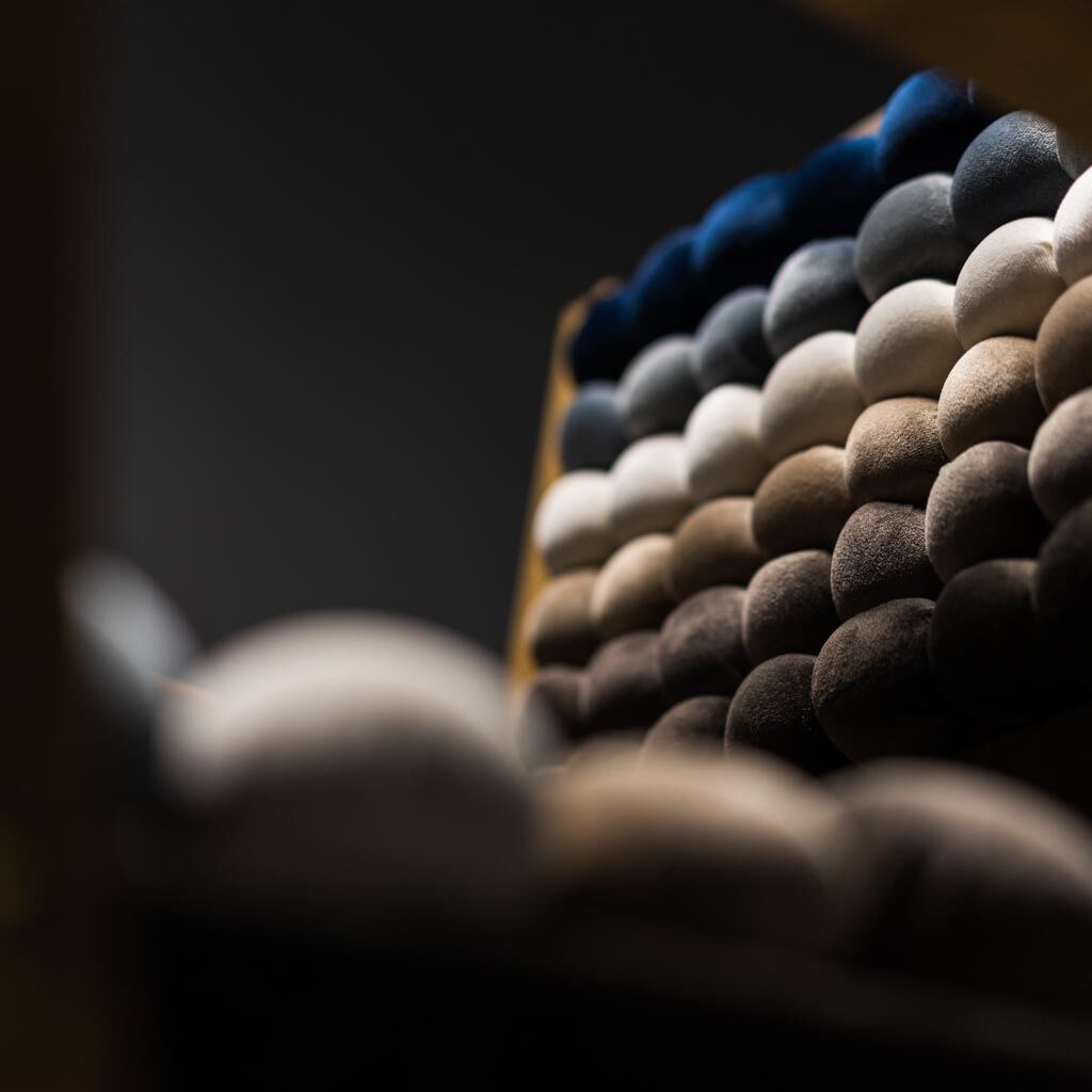 Pair of balls chairs 70s vintage modern