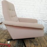 Armchair with Czech ottoman, 1960, Munzar and Moravians