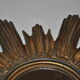 Golden sun mirror made in Italy 70