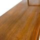 Vintage wooden wall-mounted furniture on legs / MDK secretary