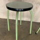 Paire de tabourets Formica verts