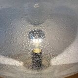 Mazzega Lampe Murano  Verre Puliginiso et inox 1971