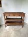 Oak console drapery 1950