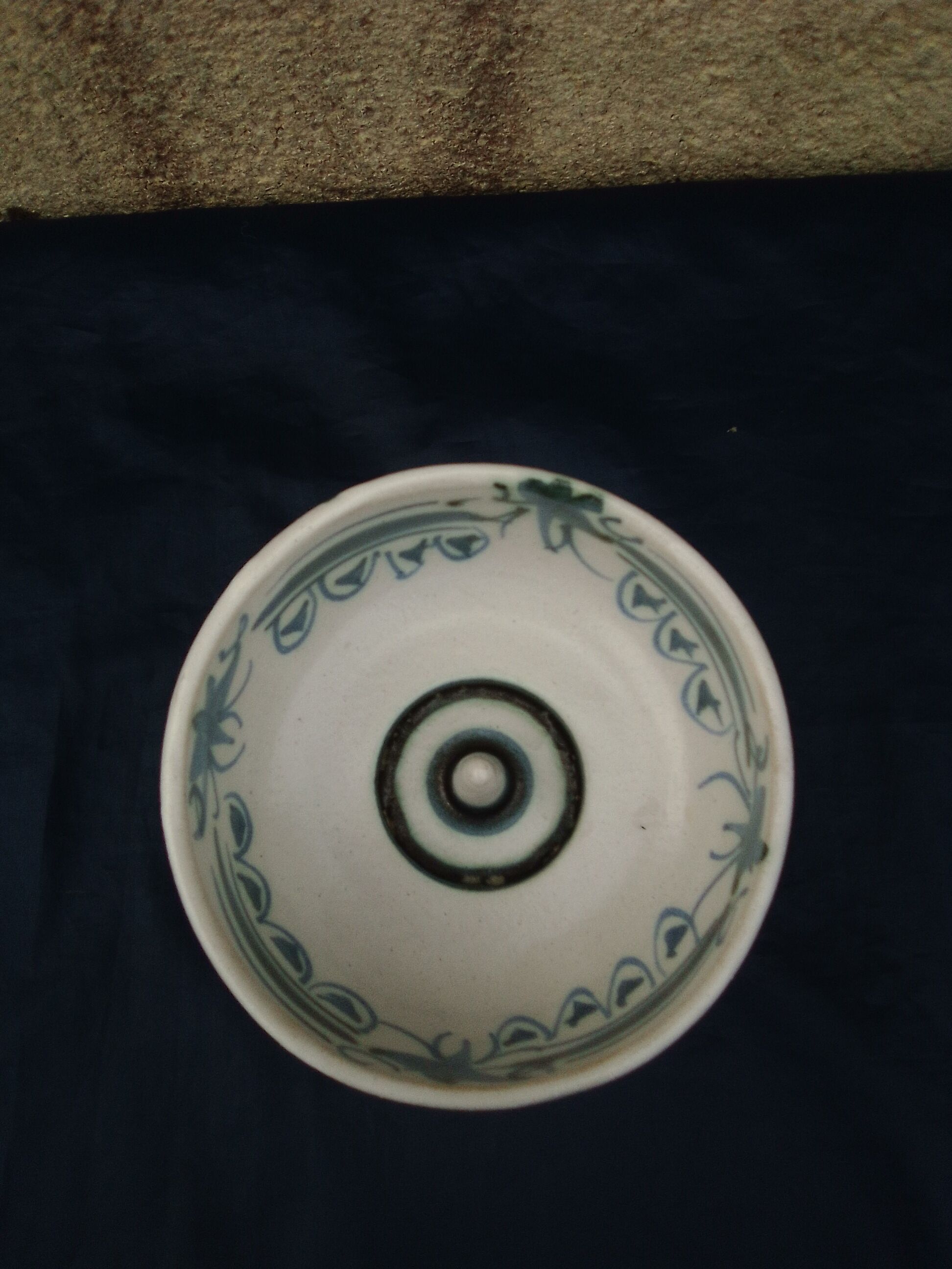 Candle holder pique candle candle in fa£ience of Quimper Keraluc H 16 cm