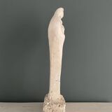 Virgin and child plaster sculpture
