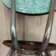 Formica chair green marbled effect