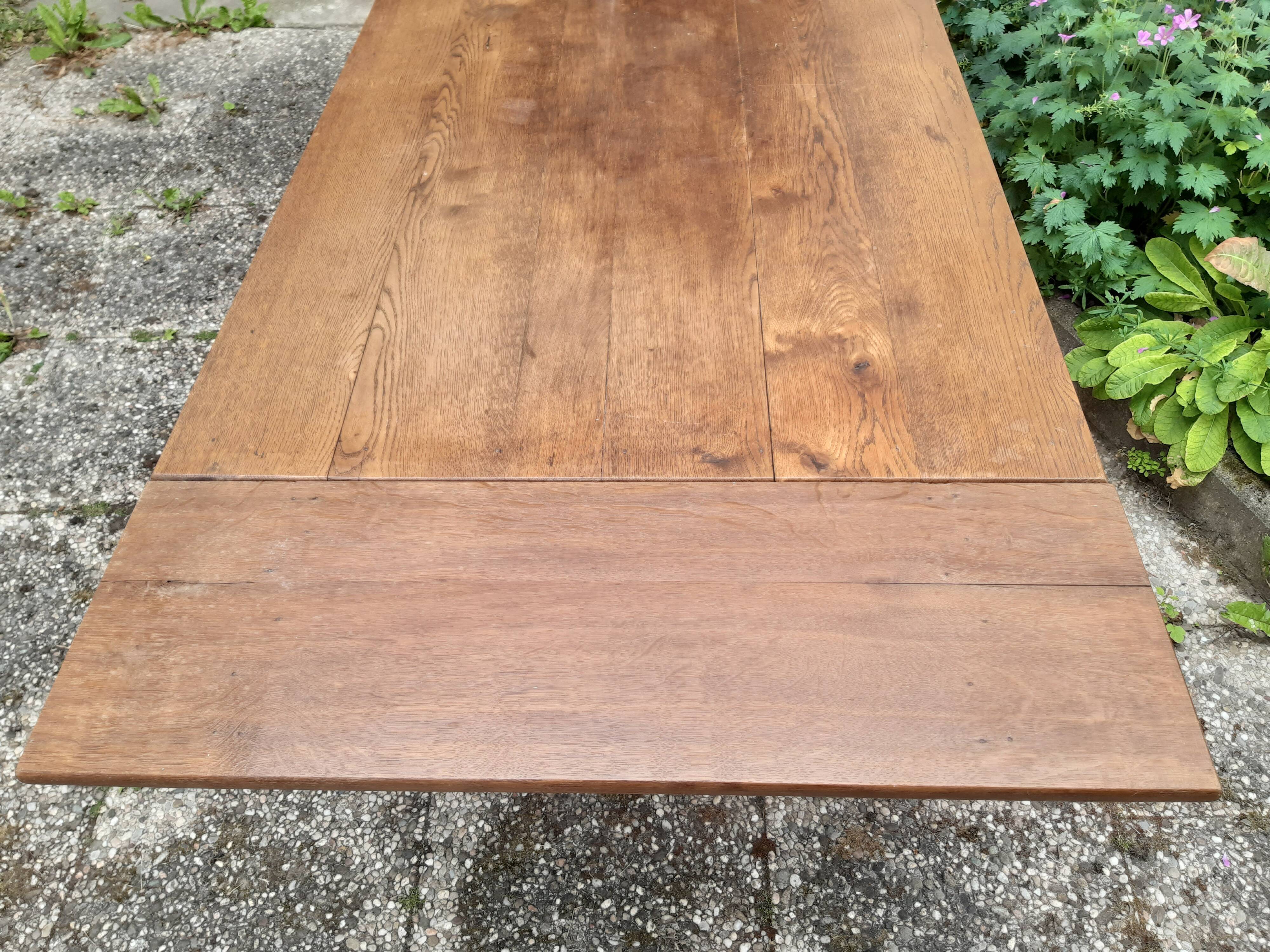 Large oak table circa 1940