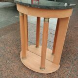 Old empire style console with marble top