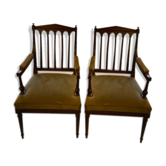 Pair of armchairs