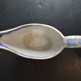 John Meir & Son sauceboat, c. 1870, ‘Willow Pattern’