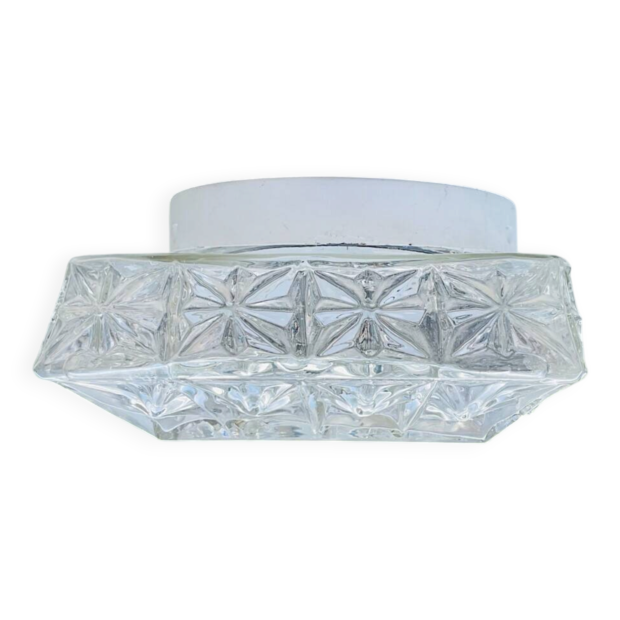 Plafonnier en verre à encastrer pour plafond ou mur