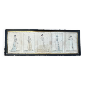 Frame Engravings Fashion Republican Calendar 1804-1805