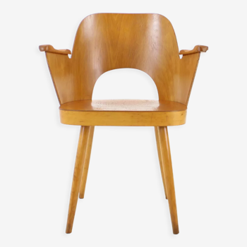 Fauteuil Oswald Haerdtl Beech, Tchécoslovaquie, 1959