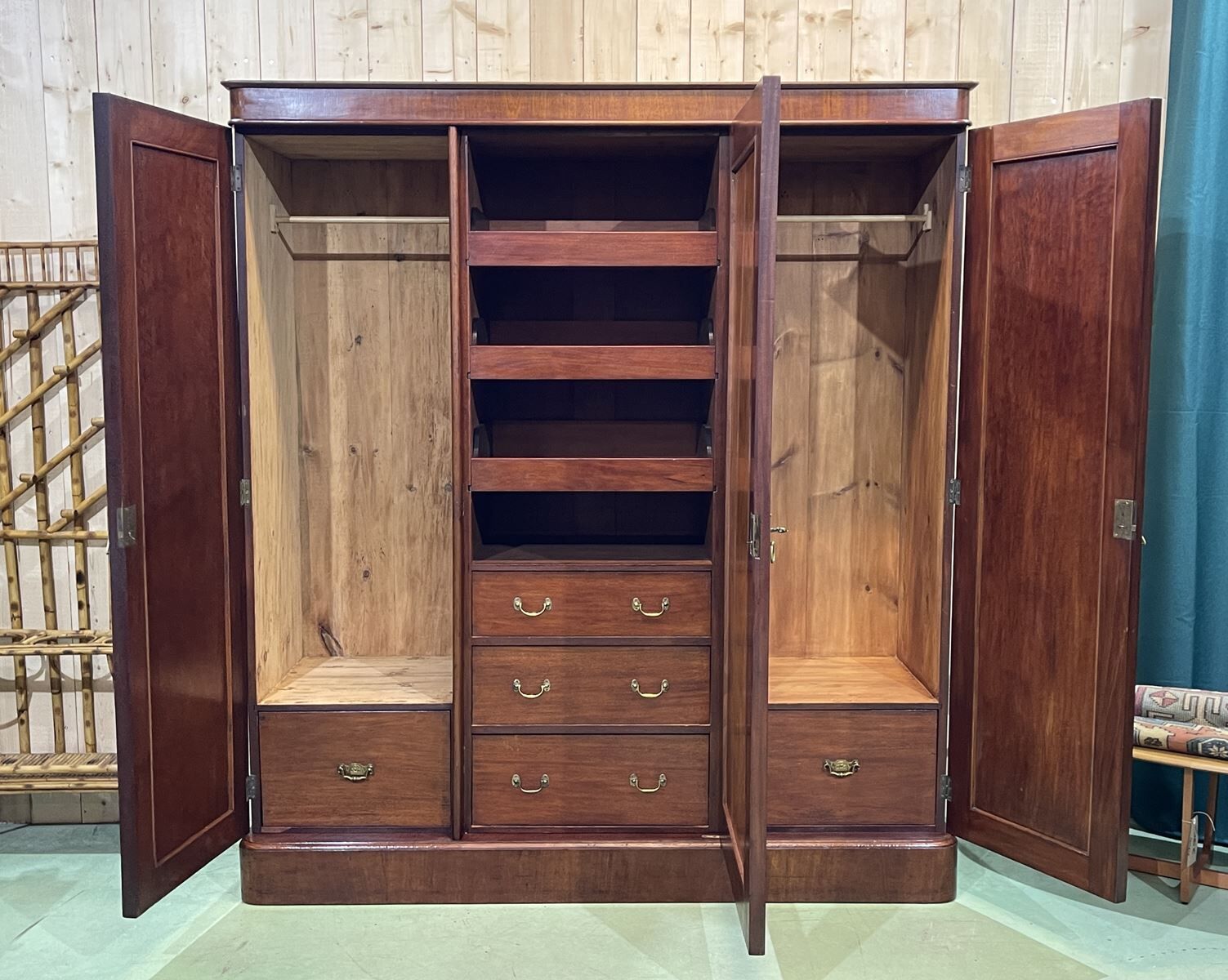 Dressing Victorian XIXth mahogany