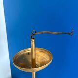 1950s gold pendant light with 4 egg globes