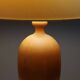 Rare vintage wooden table lamp by Dyrlund Denmark.