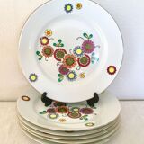 Set of 6 vintage dessert plates RDA