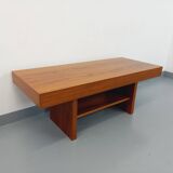 Vintage modernist teak coffee table from the 60s