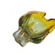 Vase by J. Hospodka for Chribska Glassworks, Former Czechoslovakia, 1960s