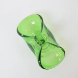 Art Glass Basket by Josef Hospodka for  Chribska Glassworks,1960's.