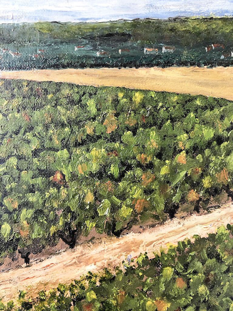 Oil painting "vines"