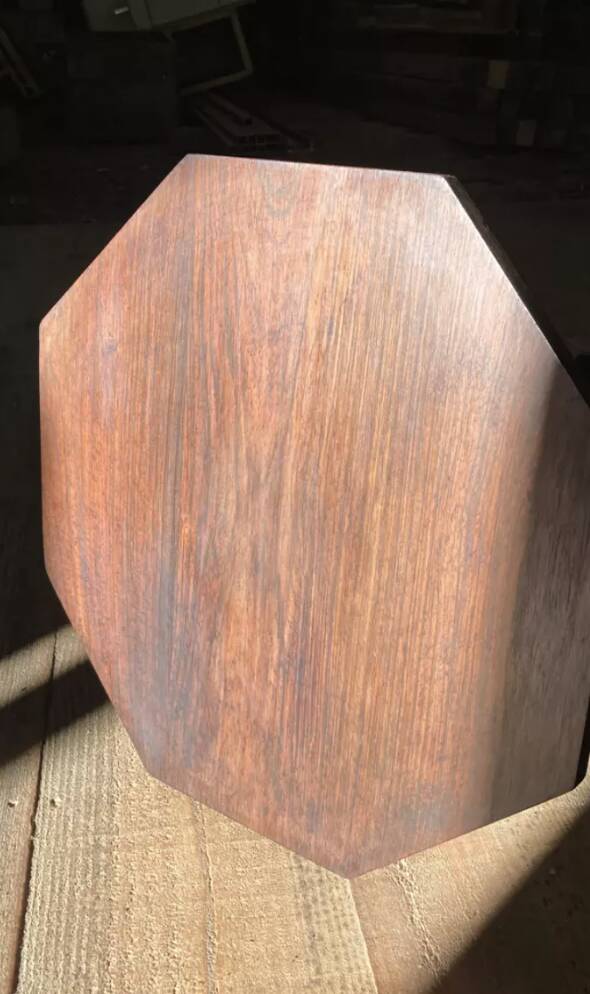 19th century pedestal table in twisted wood Louis XIII tripod