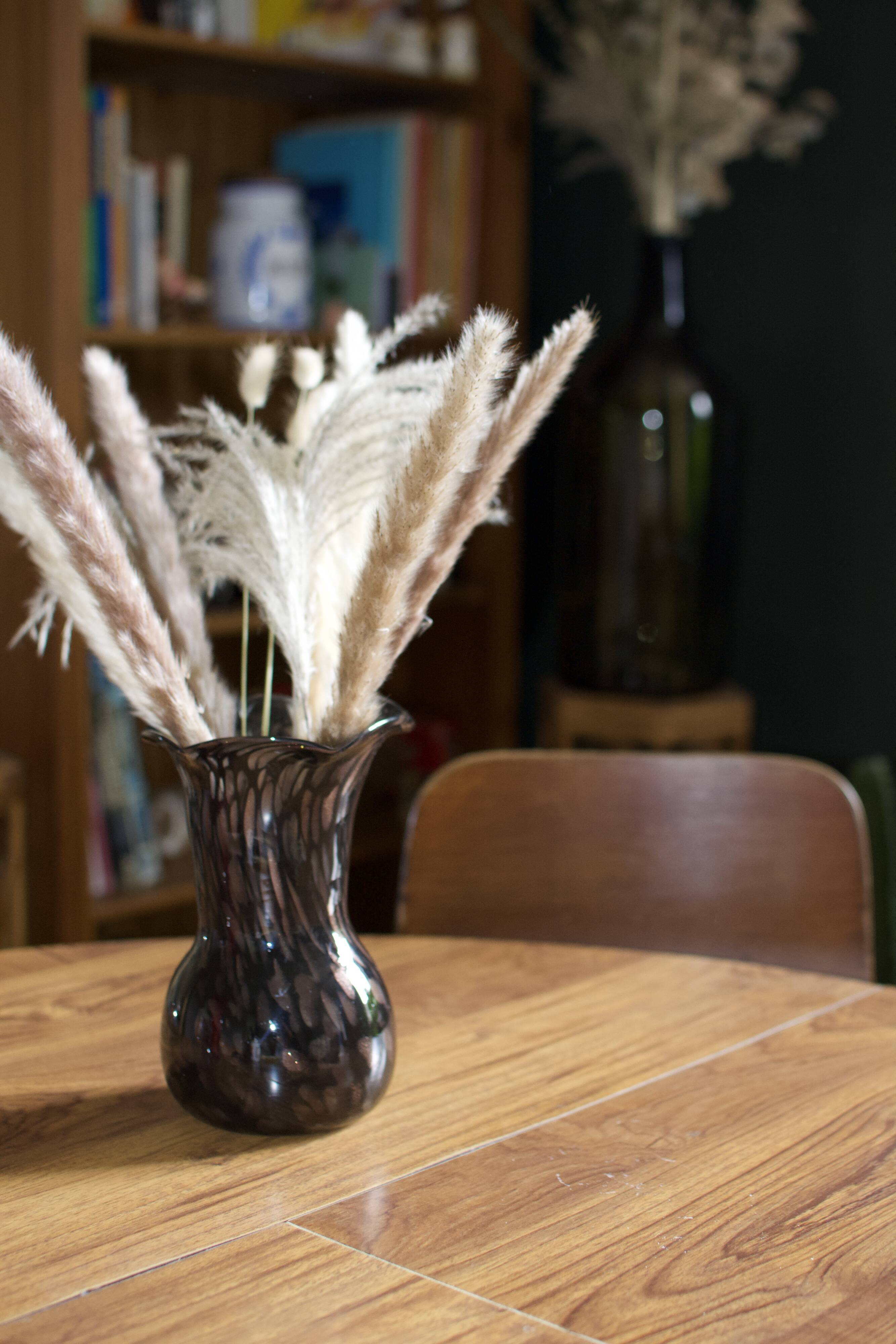 Blown glass vase