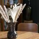 Blown glass vase