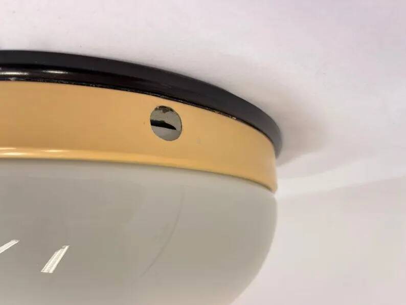 Bakelite Bauhaus ceiling light or Flush Mount, wall lamp - 1940s