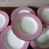 6 porcelain plates Sarah Creation
