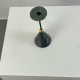 Vintage marble and brass candle holder
