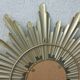 Gold metal sun mirror