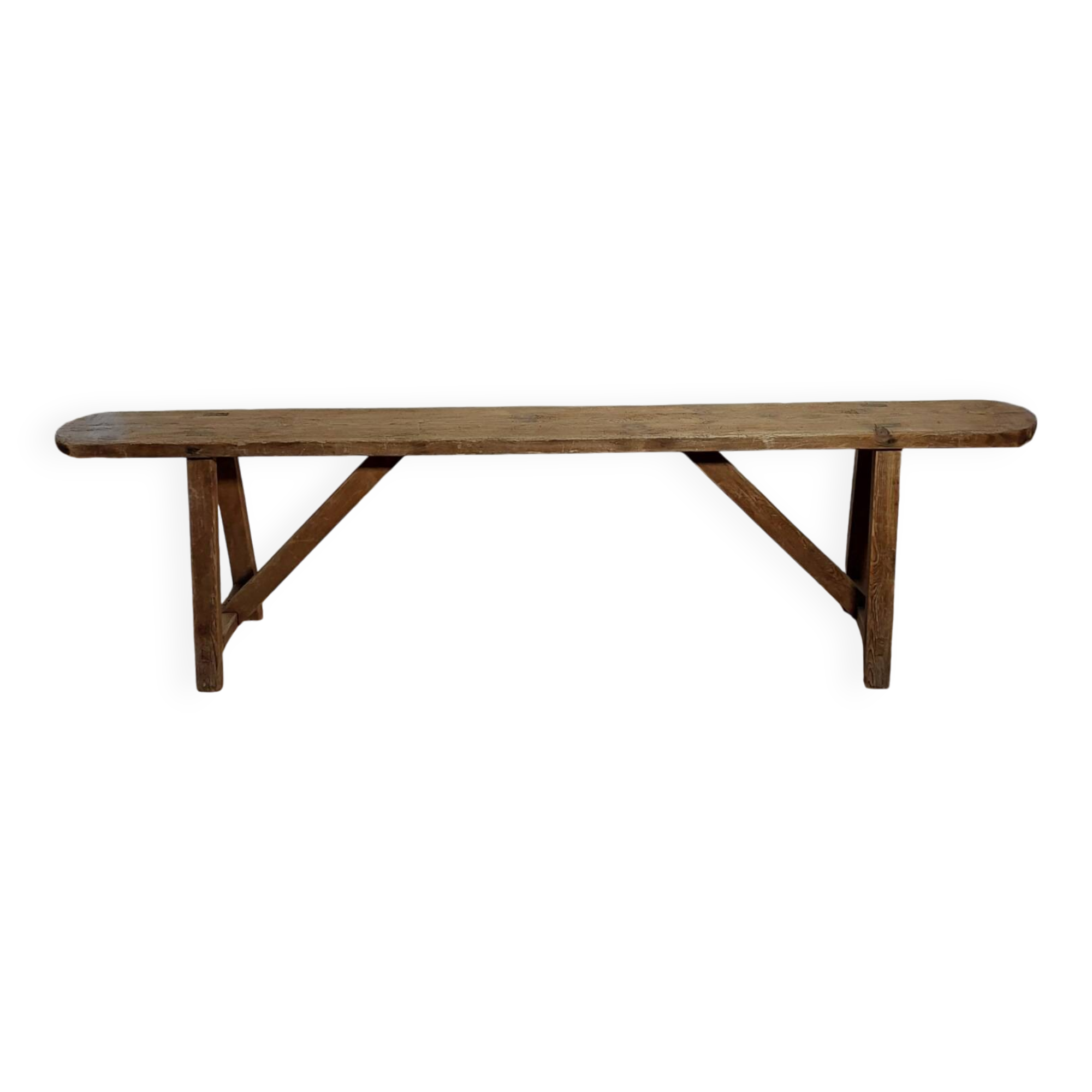 Antique pine bench