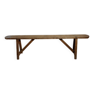 Antique pine bench