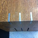 Coffee table console veneer wood palm