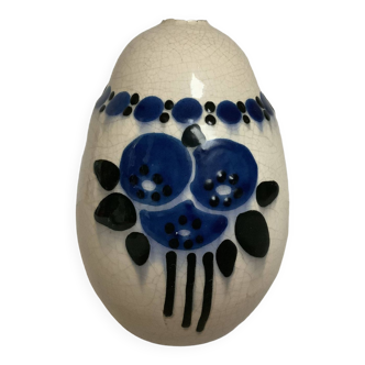Art Deco stencil pattern lamp base