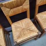 4 mulched chairs 50s