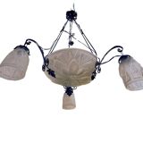 Art Deco pendant chandelier