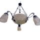Art Deco pendant chandelier