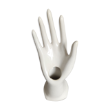 Soliflore main porcelaine