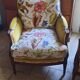 Paire de fauteuils bergère style louis XVI