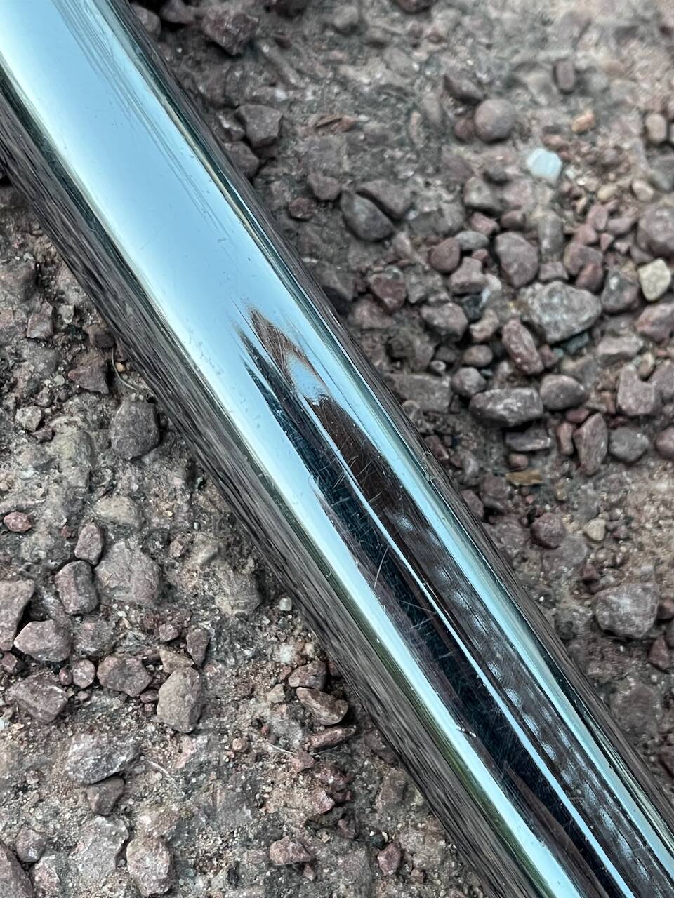 Wooden chair with caning in the style of Marcel Breuer.