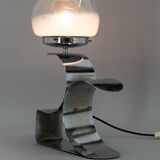 Design Table Lamp with Murano Glass Shade, 1980s