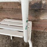 Paire de chaises bistrot de terrasse 1960 metal