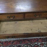 Mahogany secretary with display cabinet