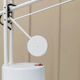 White Metal Stilplast Halo Balance Table Lamp from Italy - 1980s Postmodern Memphis Design