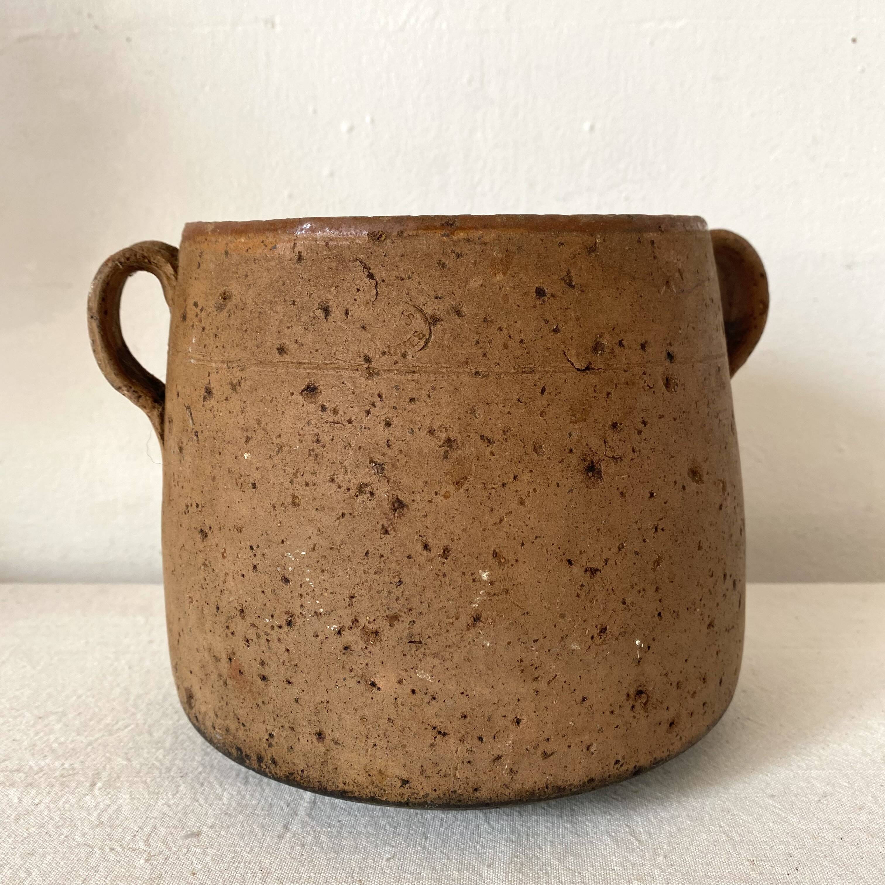 Old terracotta pot