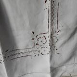 Embroidered linen old cloth