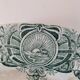 Old plate iron earth A. Lebacqz & M. Bouchart St Amand Persian model